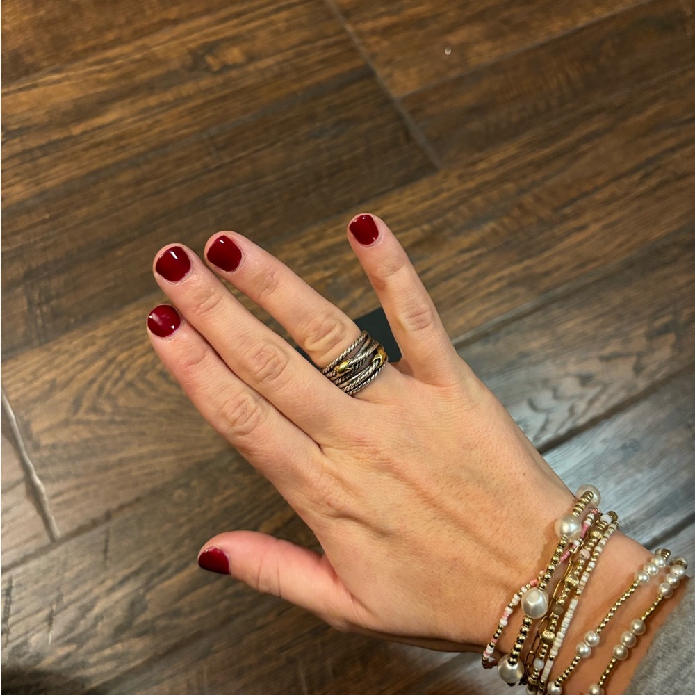 David Yurman double cross over Sz 6
